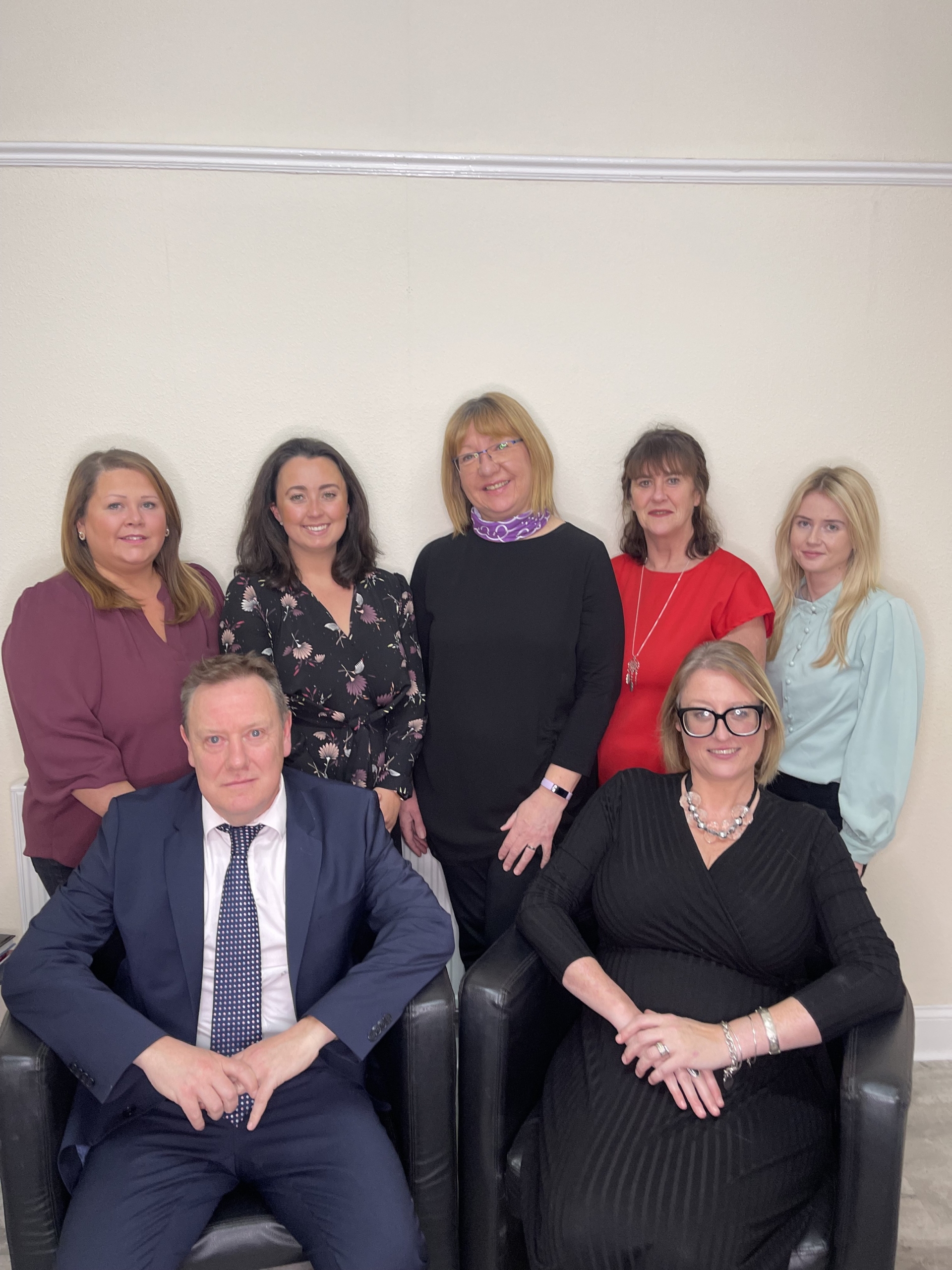 Team of professional female family law solicitors at OLS Solicitors in Llanelli and Swindon, confidently providing legal advice.